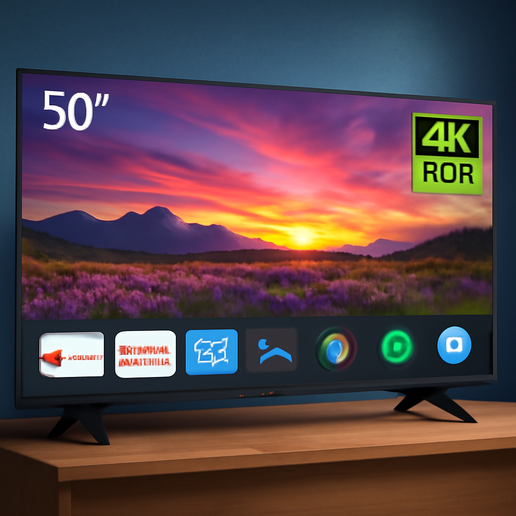 Melhores Smart TVs 4K 50 polegadas para entretenimento 2025