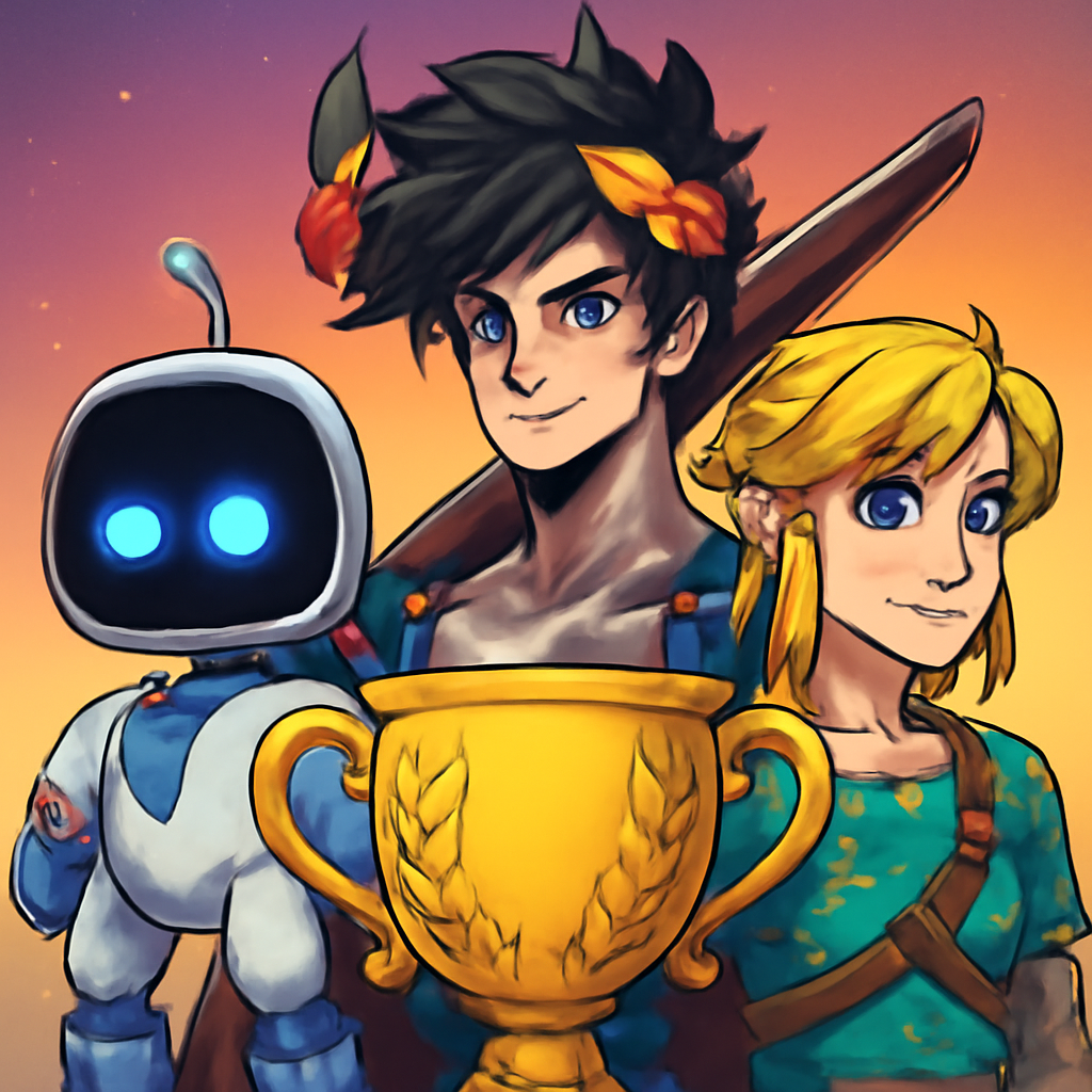 Os jogos mais premiados de 2025: Astro Bot, Hades 2 e Zelda dominam os principais prêmios do ano