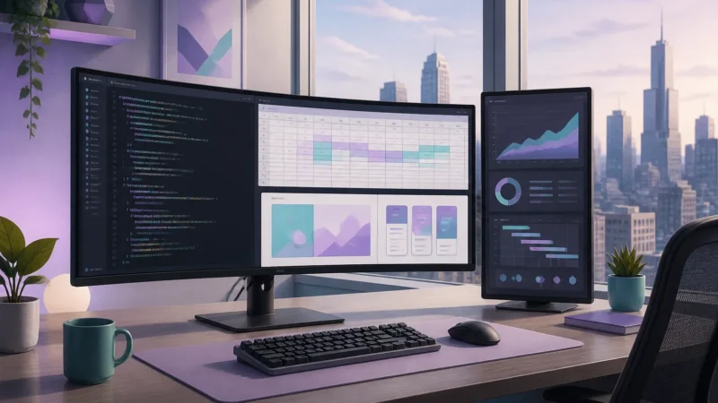 Monitor para trabalho: Top 8 melhores 2026