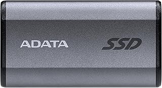 ADATA SE880 1TB - até 2000 MB/s- SuperSpeed USB 3.2 Gen 2x2 USB-C externo portátil SSD titânio (AELI-SE880-1TCGY)