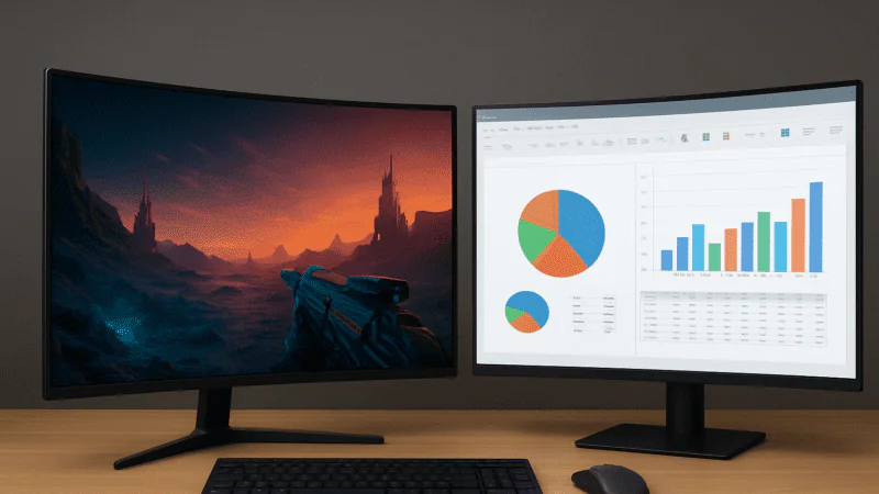 Melhores monitores gamers e para trabalho em 2025: guia completo