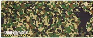 Bright, Mouse Pad Gamer, Big Army, Tamanho Grande, Borda Anti-Abrasão, Superfície Lisa Para os Movimentos Rápidos do Mouse, Antiderrapante, Resistente à Água, Anti-desgaste Moldura Costurada
