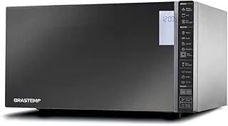 Micro-ondas Brastemp 32 Litros cor Inox Espelhado com Grill e Painel Integrado - BMG45AR 110V
