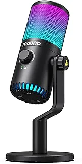 Microfone condensador Maono DM30 RGB