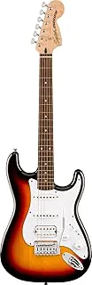 Squier por Fender Affinity Stratocaster Jr. HSS Sunburst de 3 cores