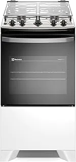 Electrolux Fogão 4 bocas Electrolux Efficient Branco Mesa Inox, PerfectCook e VaporBake® (FE4IW) Bivolt