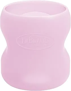 Dr. Brown's Options+ Manga de Mamadeira de Silicone de Pescoço Largo - Rosa, 150 ml