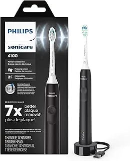 Philips Escova de dentes elétrica recarregável Sonicare ProtectiveClean 4100, preta, HX6810/50