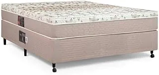 Cama Box + Colchão Castor Casal Class One Face Pocket 138x188x52cm