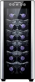 Adega Electrolux 12 garrafas Uma Porta Acabamento em Alumínio (ACB12) - Bivolt