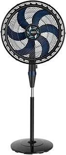Ventilador de Coluna Arno Xtreme Force Breeze 50cm VB52, 126W, 6 Pás, 3 Velocidades, Oscilação 80º, Power Zone, Modo Sono Tranquilo, Altura Ajustável de até 1,5m, 220V