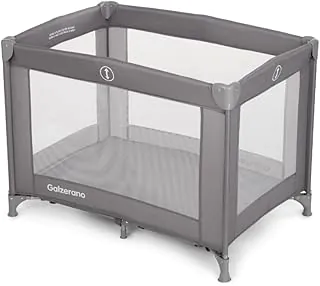 Berço Portátil Desmontável Basic Cinza - Galzerano