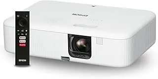 Projetor Smart Epson EpiqVision FH02, FULL HD, 3000 Lumens Streaming, Modelo: V11HA85020, Cor: Branco