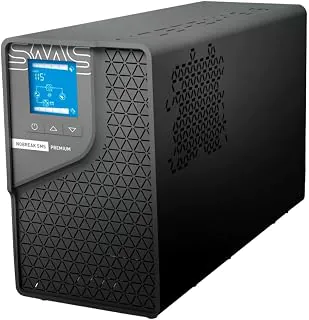 Nobreak SMS Premium 1500VA Bivolt | Onda Senoidal | Display LCD | Gerenciamento Wi-Fi PowerView Mobile | Expansão de Autonomia com Bateria Externa | 6 Tomadas 10A + 2 Tomadas 20A
