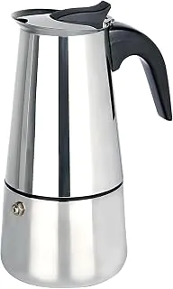 Genérico - Cafeteira Expresso Italiana - Moka Pot - Aço Inox - 6 Xícaras - 300 ml