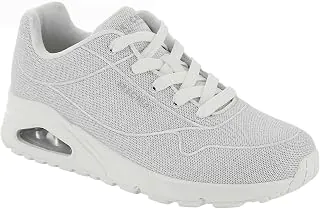 SkechersTênis feminino Street Uno Coruscate, Branco, 6.5