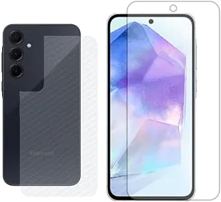 Virtual Multi - Película Hidrogel + Adesivo Fibra de Carbono para Samsung Galaxy A55 5G - Transparente