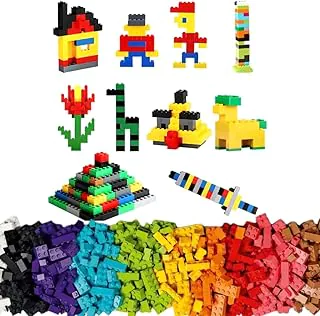 Brinquedo Blocos De Montar Infantil Educativo 1000 Peças Castela