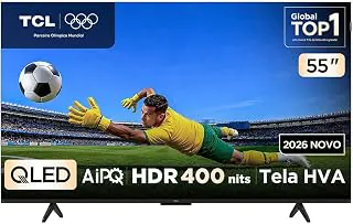 Smart TV TCL 55 Polegadas QLED 4K P7L WiFi Bluetooth Google TV HDR10+ 120 Hz VRR AIPQ 55P7L