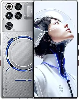 REDMAGIC 11 Pro Smartphone Gamer 5G com Snapdragon 8 Elite Gen 5 | Tela AMOLED 144 Hz, Resfriamento líquido, Carregamento Rápido, 16GB RAM e 512GB ROM, Compatível Brasil, Prata(Subzero)