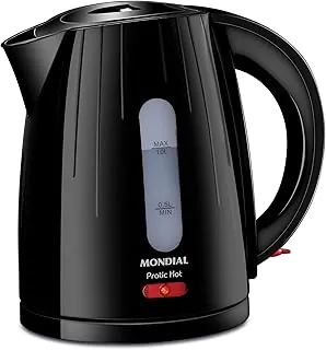 MONDIAL Chaleira Elétrica Pratic Hot, Preto, 1200W, 110V - CE-07
