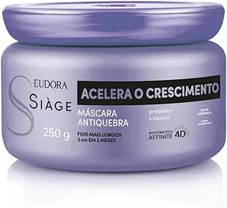 SIAGE MASCARA CAPILAR ACELERA O CRESCIMENTO 250g RPCK, Eudora Siàge