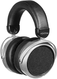 HIFIMAN HE400SE Fones de ouvido com fio magnético planar planar versão de ímãs invisíveis over-ear para audiófilos/estúdio, som excelente, estéreo, alta sensibilidade, confortável, prata