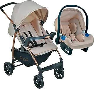 Burigotto Carrinho de Bebê com Bebê Conforto Ecco, Mon Amour