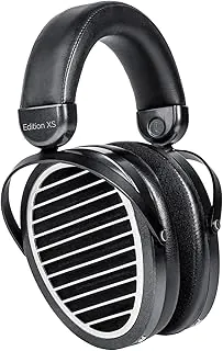 Fone de ouvido circum-auricular HIFIMAN Edition XS traseira planar magnética, Hi-Fi com design Stealth Magnet, faixa de cabeça ajustável, cabo destacável para audiófilos, casa, estúdio – preto