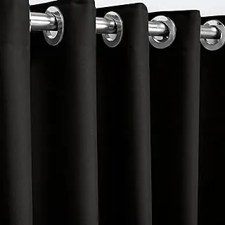 Cortina Blackout/Blecaute Em Tecido Corta Luz Para Sala, Quarto e Escritorio 3,00M x 2,50M | Admirare (3,00M X 2,50M, Preto)