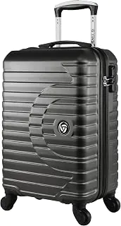 Mala de Viagem Yins Focus YS21172 com 4 Rodas Giro 360º em ABS (Cinza, Mala de Bordo 18)