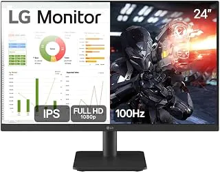 Monitor PC Gamer LG 24” IPS 100Hz Full HD HDMI 2x, Preto - 24MS500