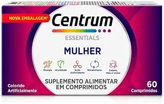 Centrum Essentials Mulher de A a Zinco Com 60 Comprimidos