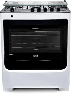 Fogão de Piso Consul 5 Bocas Branco com Acendimento Automático e Botões Removíveis - CFS5NAB BIVOLT