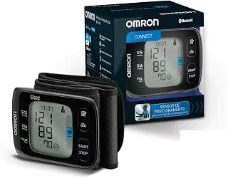 Monitor De Pressão Arterial De Pulso Omron HEM-6232T Bluetooth Super Slim
