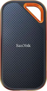 SanDisk SSD portátil Extreme PRO de 1 TB - Até 2000 MB/s - USB-C, USB 3.2 Gen 2x2 - Unidade de estado sólido externa - SDSSDE81-1T00-G25, Preto