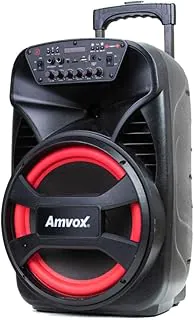 Amvox Caixa de Som Amplificada ACA 480 Viper II - 480W RMS, Bluetooth, Equalizador, Rádio FM, USB