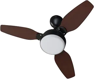 Ventilador de Teto Legacy Inverter Led Preto/Tabaco Ventisol