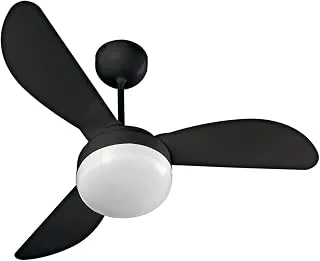 Ventilador de Teto Ventisol Fênix Black Inverter Controle Remoto, 02 Lâmpadas Led Inclusas - Bivolt
