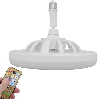 Smashing Luz LED com Ventilador | Teto com Controle Remoto | Regulável em 3 Cores, 3 Velocidades, Temporização, Ideal para Sala de Estudo