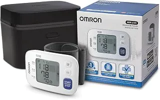 OMRON Aparelho De Pressão Arterial Digital De Pulso HEM-6181 Medidor