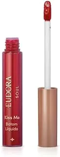 Batom Líquido Eudora Soul Kiss Me Semi Matte Vermelho Moderno 5,2ml