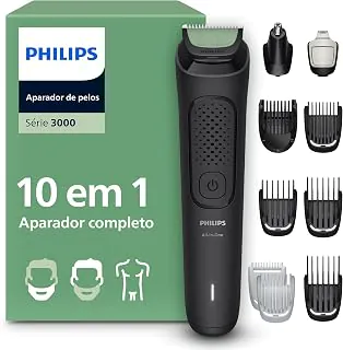 Philips Aparador e Barbeador Elétrico Série 3000 All-in-One 10 em 1