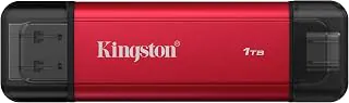 Kingston SSD portátil duplo USB-A/C de 1 TB | até 1050 MB/s | USB 3.2 geração 2 | SPSD/1 TB