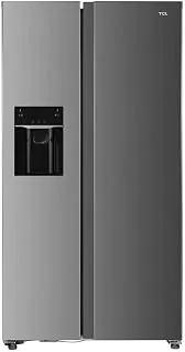Geladeira TCL 516 Litros Inox Twin Eco Inverter Frost Free Side by Side Dispenser 110V C516SBIMN1